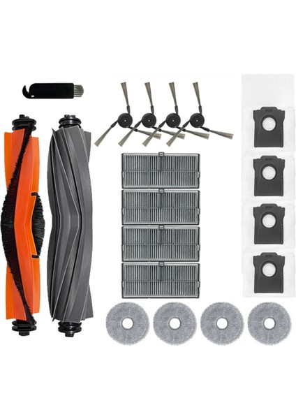Dreame X40 Ultra / S30 Pro Pro Robot Süpürge Aksesuarları Için Ana Yan Fırça Hepa Filtre Mop Toz Torbası (Yurt Dışından)