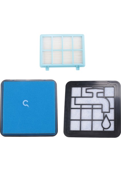 Philips Power Pro Compact FC9331/09 FC9332/09 FC8010/01 Elektrikli Süpürge Parçaları Için Hepa Filtreler Köpük Filtre (Yurt Dışından)