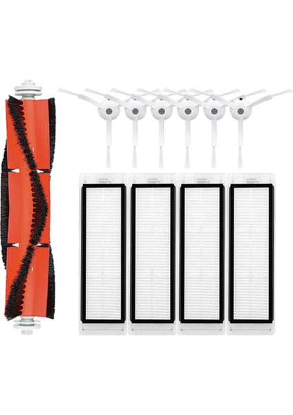 Xiaomi Mi 1s SDJQR01RR SDJQR02RR SDJQR03RR Roborock E2 E3 E4 E5 S4 S5 S50 S6 Max Aksesuarları Ana Yan Fırça Filtresi (Yurt Dışından)