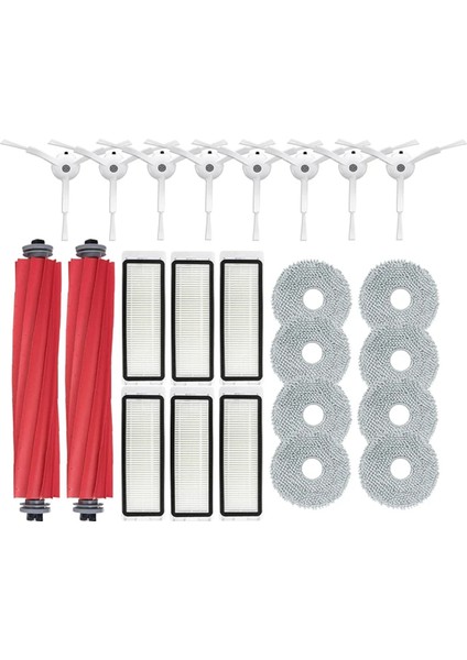 Roborock Q Revo / P10 A7400RR Robot Süpürgeler Için Süpürge Aksesuarları Ana Yan Fırça Hepa Filtre Paspas Bezleri Yedek Parçalar (Yurt Dışından)