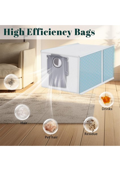 Roborock S8 Maxv Ultra Için Yedek Parçalar Toz Torbaları Paspas Paspas Pedleri Pedler Robot Süpürge Aksesuarları Kiti (Yurt Dışından) fırsatları