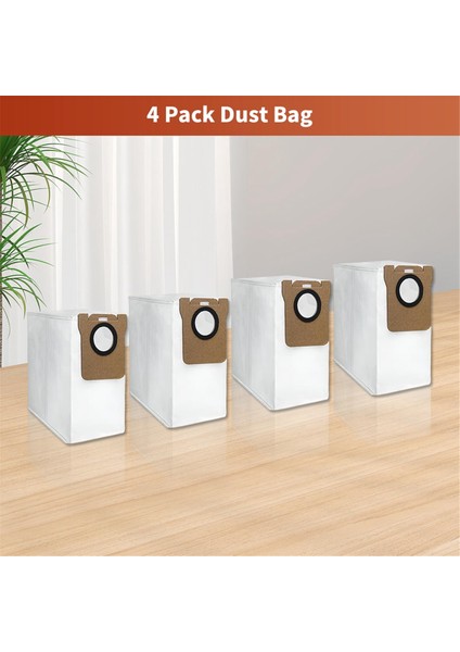 Dreame D10 Plus Robot Süpürge Yedek Parçaları Için Filtre Fırçası Paspas Pedleri Toz Torbası Aksesuar Seti (Yurt Dışından) modelleri