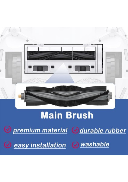 Ecovacs Deebot T20E OMNI/T20 Omni Için Aksesuar Seti, Silindir Fırça Filtresi, Robot Süpürge Yedek Parçaları (Yurt Dışından) fiyatları