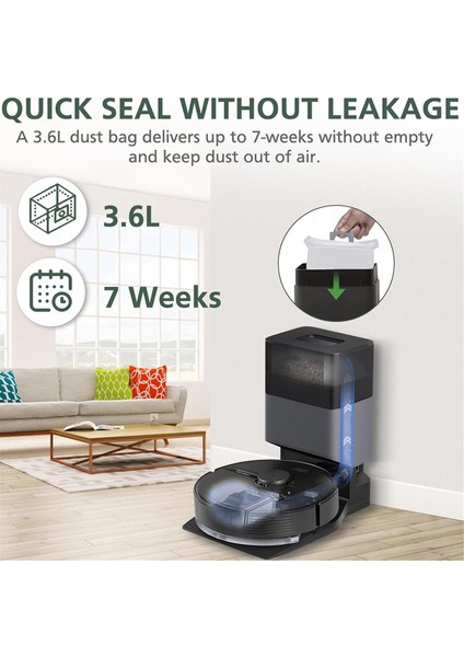 Roborock S7 Maxv Ultra, S7 Max Ultra, Q5+, Q5 Pro+, Q7+ Max+, Q8 Max+, S8+, S8 Pro Ultra ile Uyumlu 20 Paket Toz Torbası (Yurt Dışından) fiyatları