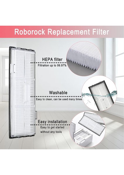 Roborock S7/S70/S75/T7S/T7SPLUS/G10/G10S/G10SPRO Robot Süpürge Aksesuarları Toz Kutusu+Hepa Filtre Yedek Parçaları (Yurt Dışından) fiyatları