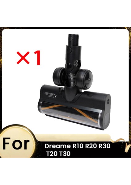 Dreame R10 R20 R30 T20 T30 Elektrikli Süpürge Ataşmanı Yumuşak Silindir Fırça Başlığı Ahşap Zemin Seramik Karo Mermer B (Yurt Dışından)