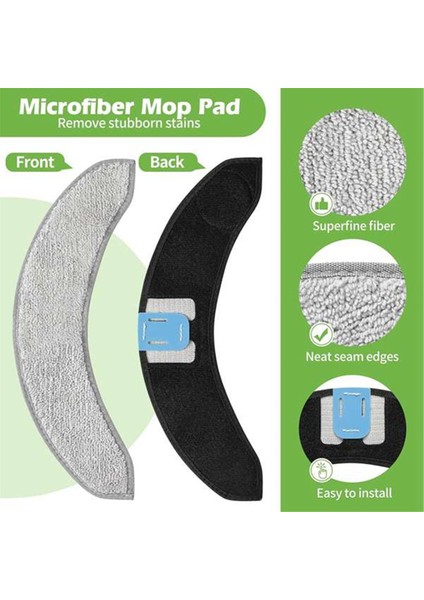 Irobot Roomba Combo J7+ J9+ Süpürme Robotu Temizleyici Parçaları Için 10 Adet Yedek Ana Yan Fırça Paspas Filtresi (Yurt Dışından) modelleri