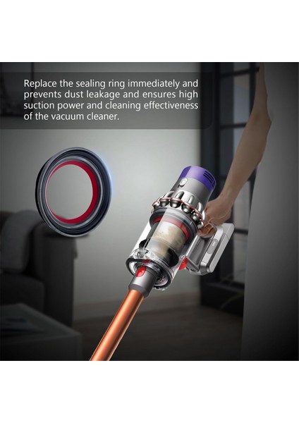 Dyson V10 SV12 Vakumlu Toz Haznesi Üst Sabit Sızdırmazlık Halkası Toz Kabı Yedek Parçaları Hazne/toz Haznesi Contası Aksesuarları (Yurt Dışından) fiyatları