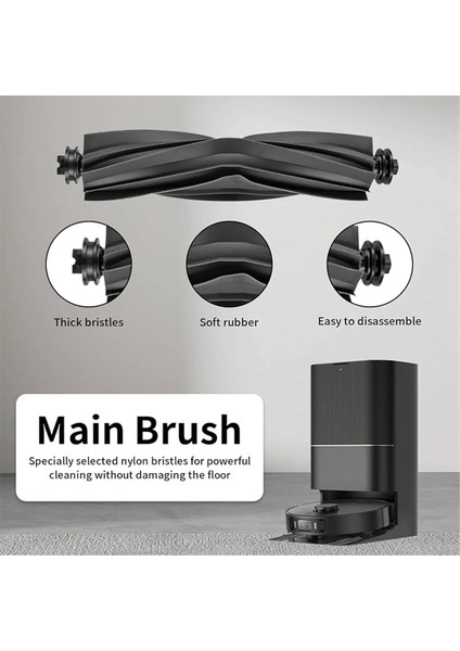 Dreame L10S Pro X30 L30 Pro L10S Gen2 E30 Ultra Elektrikli Süpürge Aksesuarları Değiştirme Için 13 Adet Fırça ve Filtre Seti (Yurt Dışından) modelleri