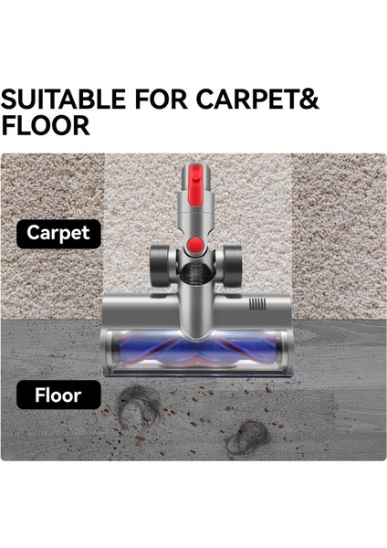 Dyson Elektrikli Süpürgeler V10 V11 V8 V7 V15 Için Geliştirilmiş Doğrudan Tahrikli Fırça Başlıkları Nozulları Değiştirilebilir Parçalar (Yurt Dışından) fırsatları