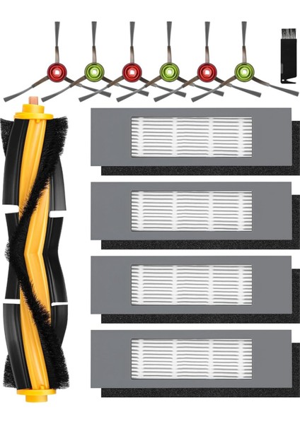 Ecovacs Deebot N8, T8, N8/ N8+/ N8 Pro/ N8 Pro+/ N7,t8/ T8+/ T8 Aıvı/ T8 Aıvı+/ T8 Max,t9/ T9+ 950 920 Fırça Filtreleri Için (Yurt Dışından)