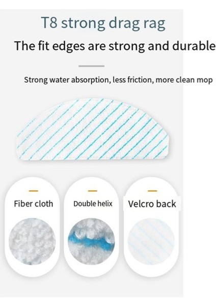 Ecovacs Deebot N10 N10+ N8 T8 Serisi Robot Süpürge Aksesuarları Için Yedek Parçalar (Yurt Dışından) fırsatları