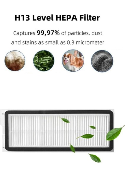 Roborock Qrevo S/qrevo Maxv/qrevo Pro Elektrikli Süpürge Yedek Parçaları Ana Yan Fırçalar Hepa Filtreler Paspas Torbaları (Yurt Dışından) modelleri