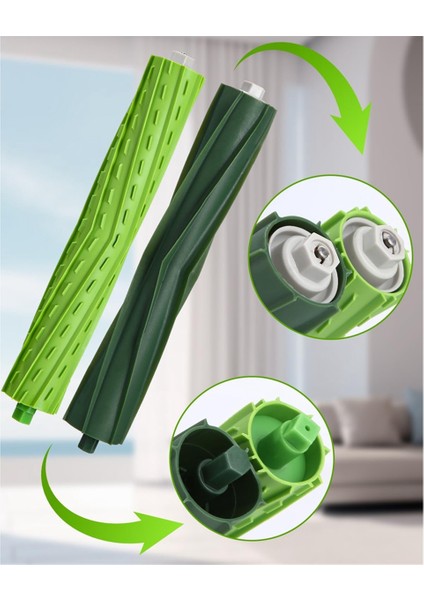 Irobot Roomba I7 I7+ I3 I3+ I4 I4+ J7 J7+ I8 I8+ E5 E6 Robot Süpürge Ana Yan Fırça Aksesuarları Yedek Parça (Yurt Dışından) fiyatları