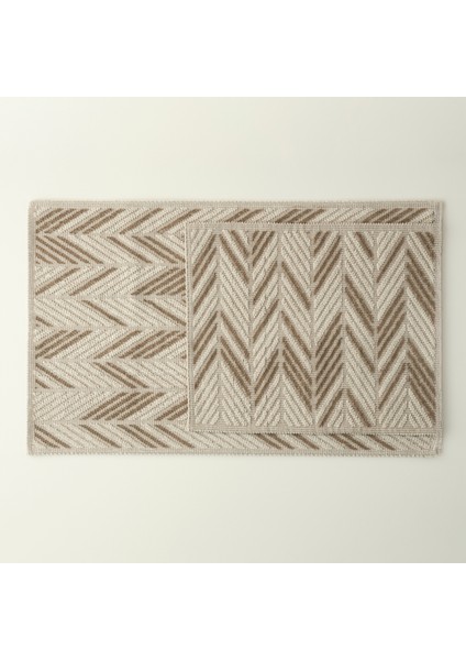 %100 Pamuk Corner Paspas Takımı Vizon (60X100 Cm)