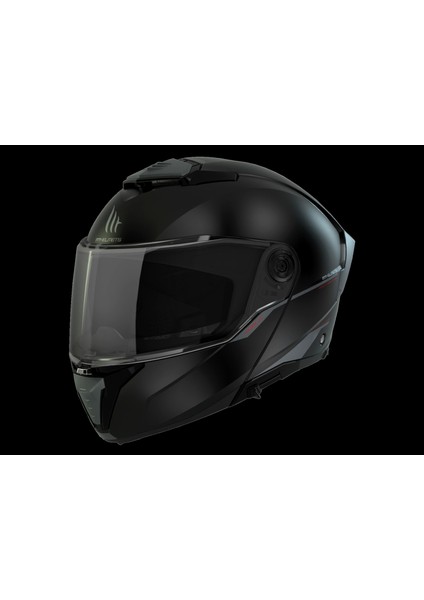Kask mt Atom 2 A11 Çene Açılır Mat Siyah