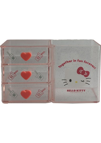 Sanrio Lisanslı Mini 3 Katmanlı Masa Düzenleyici (Hello Kitty) fiyatları