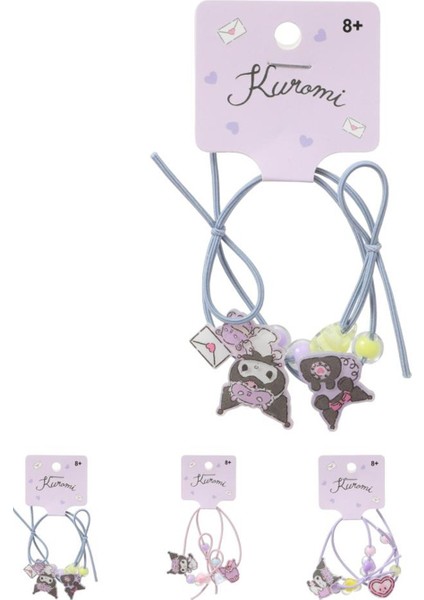 Sanrio Kuromi Lisanslı Saç Lastiği (2 Adet)