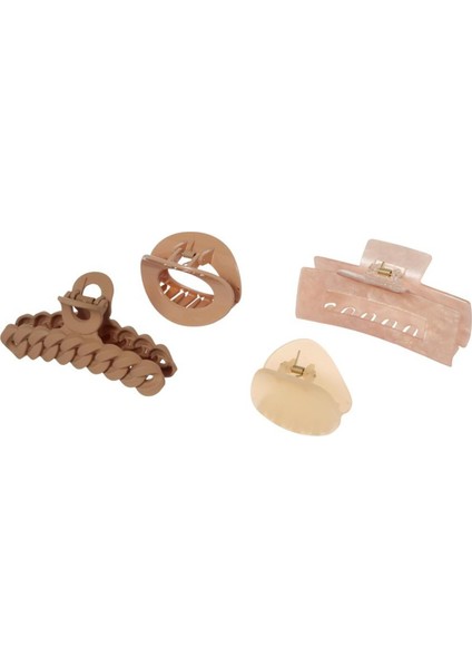 Kahverengi Kıskaç Toka Seti (4 Adet) modelleri