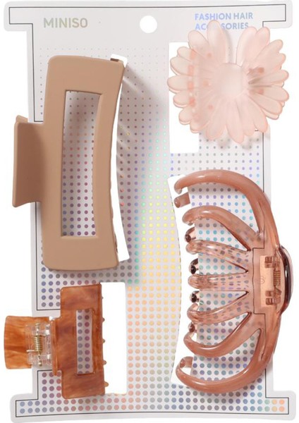 Renkli Kıskaç Toka Seti (4 Adet)