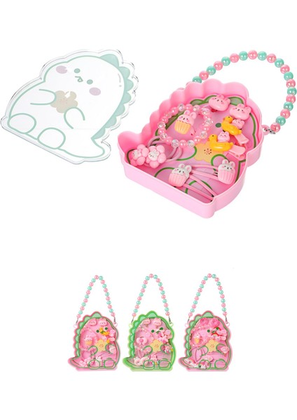 Lovely Serisi Küçük Dinozor Figürlü Toka Seti