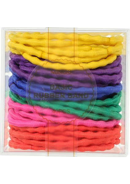 Renkli Saç Lastiği (40 Adet) fiyatları