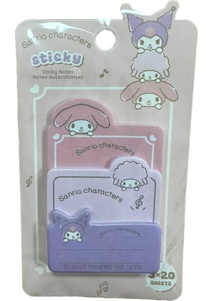 Sanrio Lisanslı Sert Kapak Not Kağıdı (Sanrio Karakterleri)
