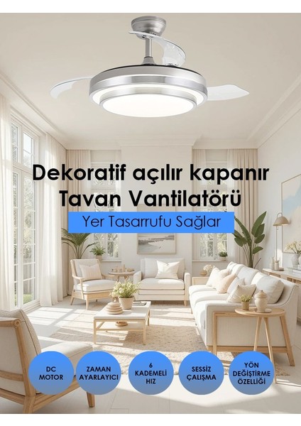 Stars Sirius Tavan Vantilatörü modelleri