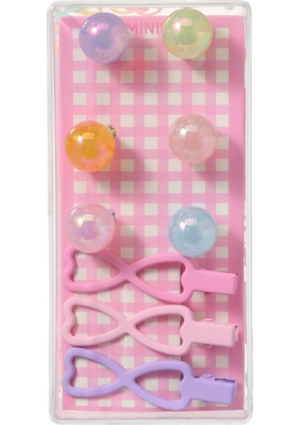 Makaron Figürlü Çocuk Toka Seti