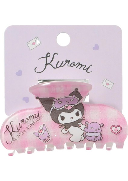 Sanrio Lisanslı Kıskaç Toka - Kuromi modelleri
