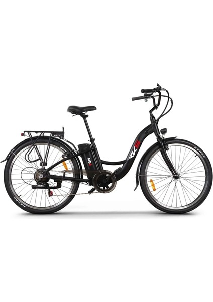 Mb6-S Pedal Destekli Elektrikli Bisiklet (Siyah)