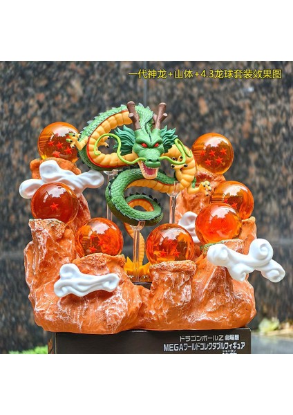 Seven Dragon Ball Summoning Shenlong El Kuklası Modeli Süs Heykeli Hediyesi (Yurt Dışından)