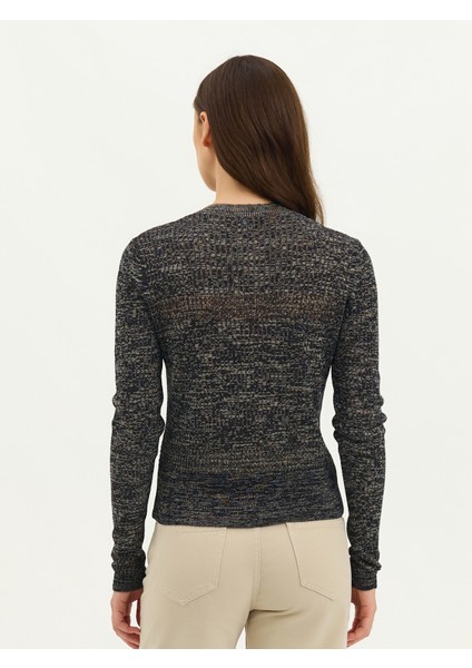 Kadın Regular Fıt Triko Hırka-Siyah fiyatları