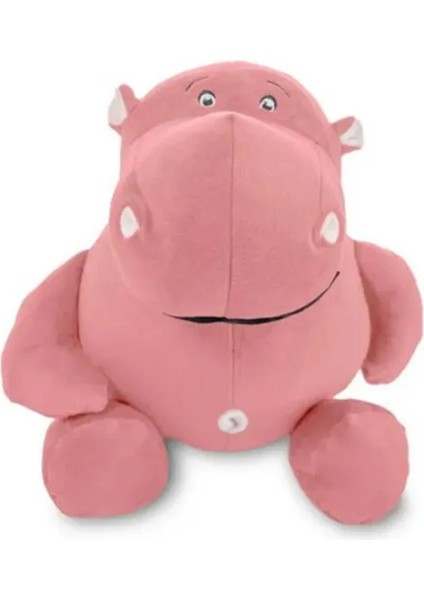 40 cm Su Aygırı Hipo Pembe Yumuşak Bebek (Outlet)