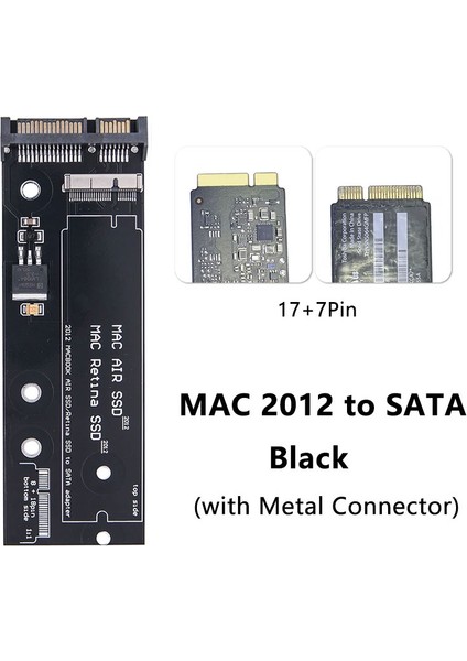 Macbook Air Retina 2012 SSD 7+17 Pin To Sata Çevirici Adaptör fırsatları