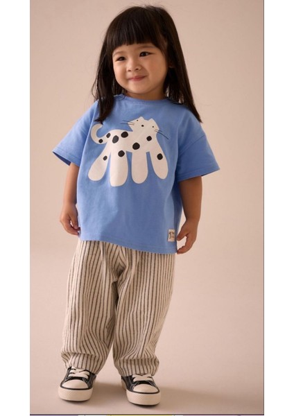 Mavi Üst Çizgili Alt Unisex Takım