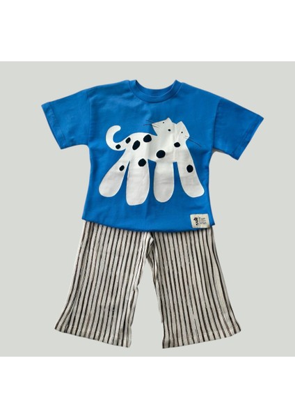 Mavi Üst Çizgili Alt Unisex Takım fiyatları