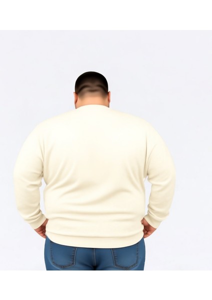 Erkek Büyük Beden Oversize Uzun Kollu T-Shirt 3xl 4xl 5xl 6xl 7xl 8xl 9xl modelleri