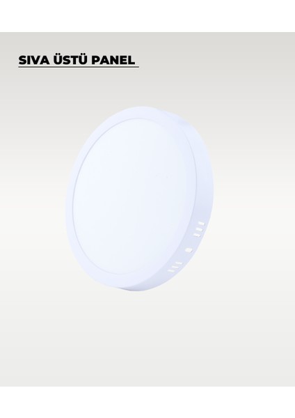 18W Sıva Üstü Yuvarlak LED Panel Gün Işığı 4000K modelleri