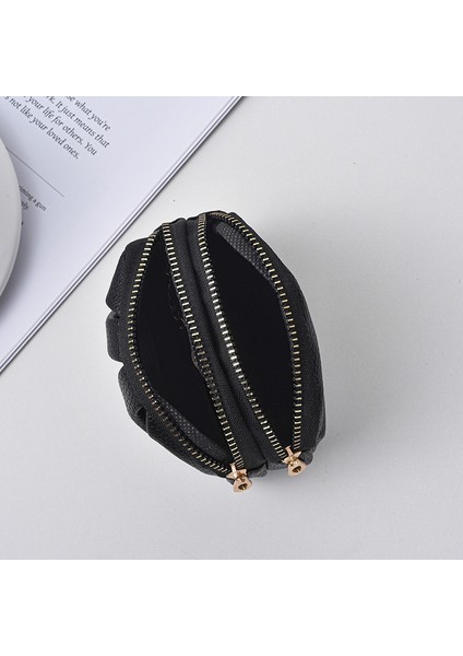 Blingbling1 Küçük Cüzdan Para Cüzdanı Pu Çok Fonksiyonlu Pliseli Stil Çift Fermuarlı Madeni Para Çantası (Yurt Dışından) fırsatları