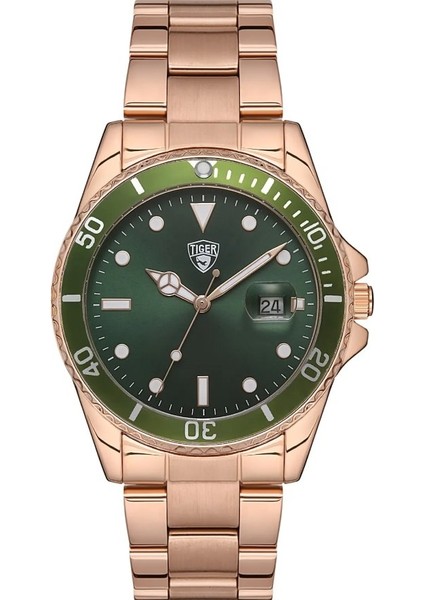 TF-589MRY Tıger Çelik Erkek Saati
