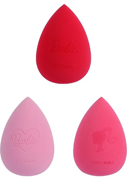 Barbie Lisanslı 3'lü Makyaj Süngeri modelleri