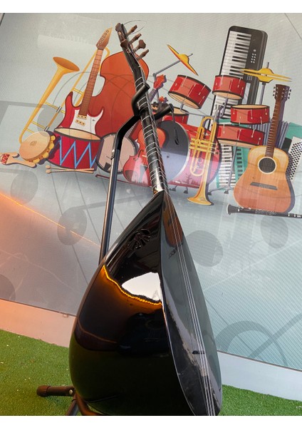 Siyah Orta Düzey Jack Girişli Kompozit Bağlama (Kılıf-Yedek Tel -Tezene) modelleri