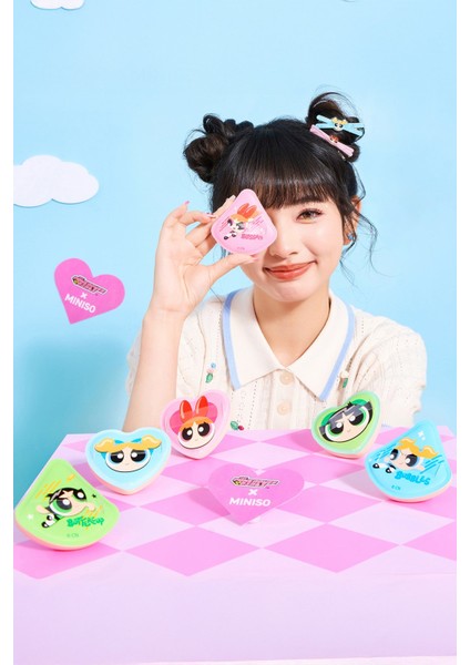 Powerpuff Girls Lisanslı Makyaj Puf Seti Bubbles fiyatları