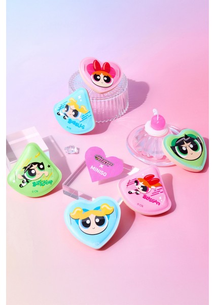 Powerpuff Girls Lisanslı Makyaj Puf Seti Buttercup modelleri