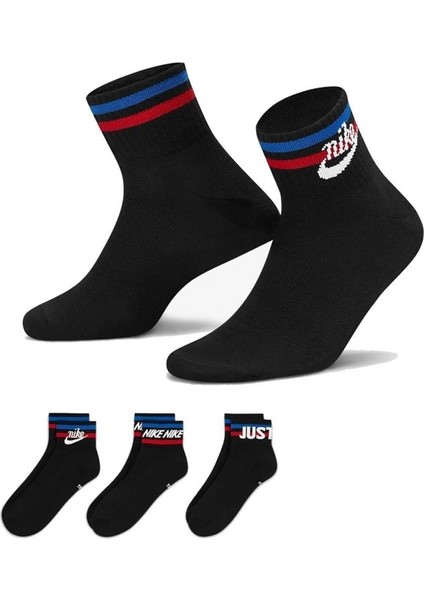Sportswear Everyday Essential Erkek Ankle 3"Lü Çorap - DX5080 modelleri