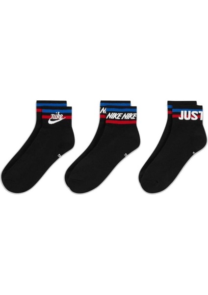 U Nk Nsw Everday Essential An Siyah Günlük Spor Çorap DX5080-010