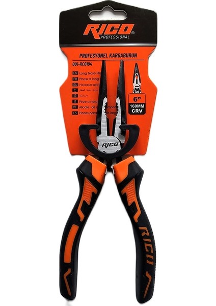 Yeni Tip Profesyonel Kargaburun 160 mm 6" 001-RC0200