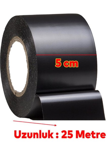 Metcompany 5 Cmsiyahpvc Izolasyon Bandı