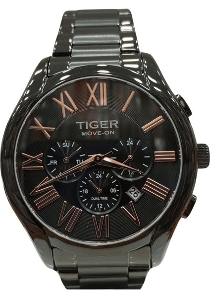 TF-03219SS Tıger Çelik Erkek Saati